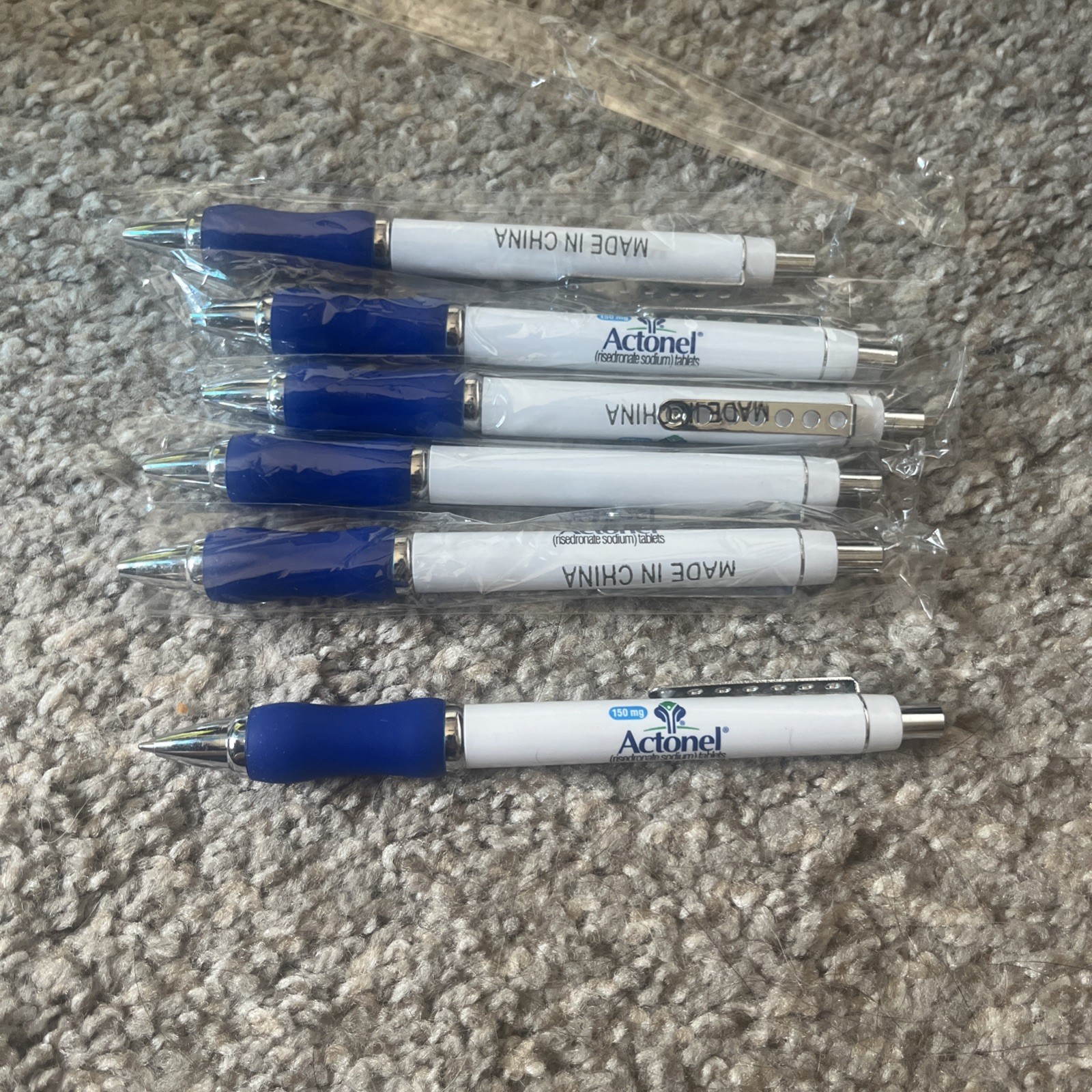 6 Untested Never Used Actonel Click Pens