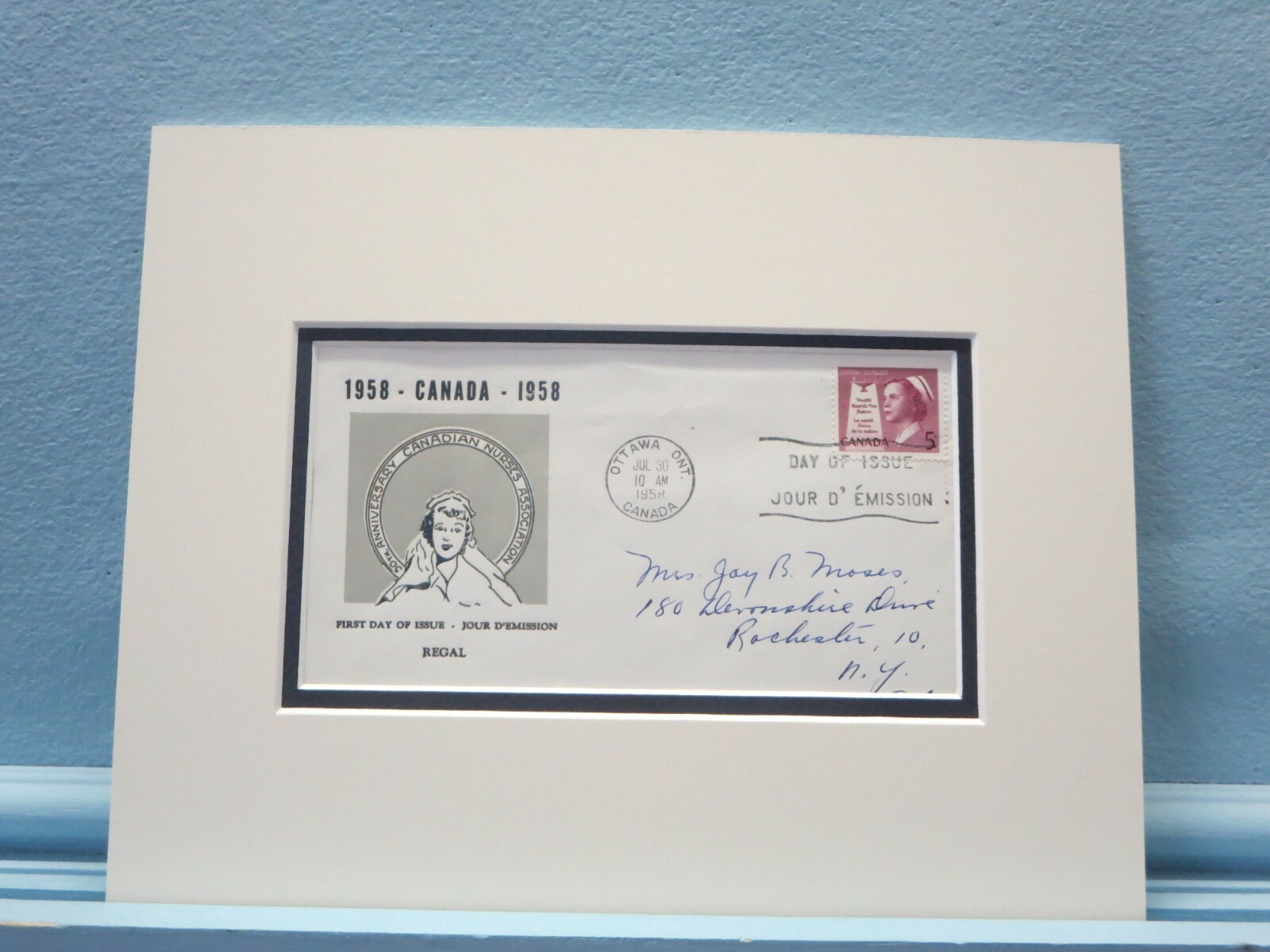 Canada Honors Nurses & the Nursing profession & First Day Cover of its own stamp