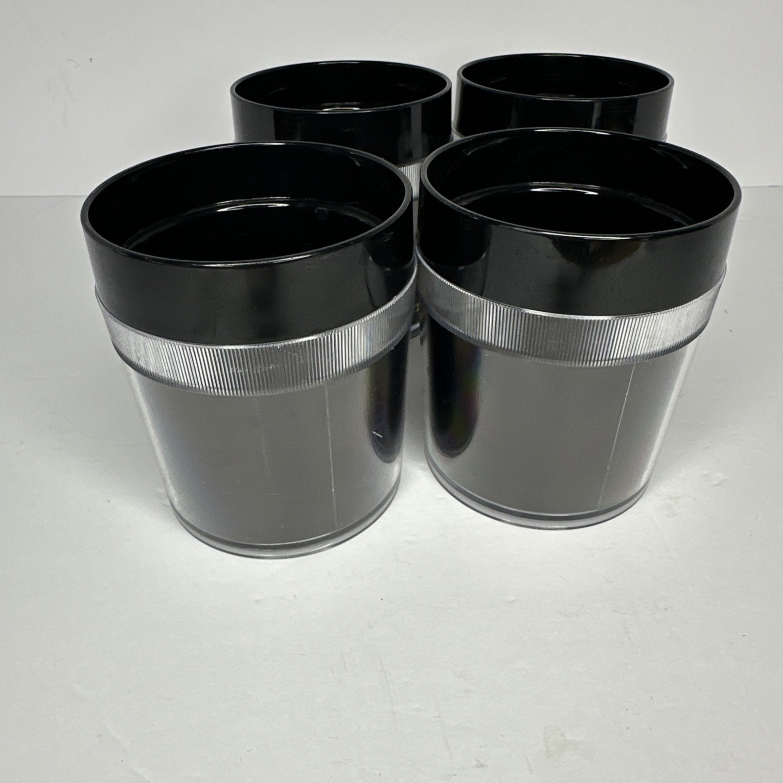 Pharmacy United States Postage Stamp Vintage 1972 Plastic Cups Set Of 4