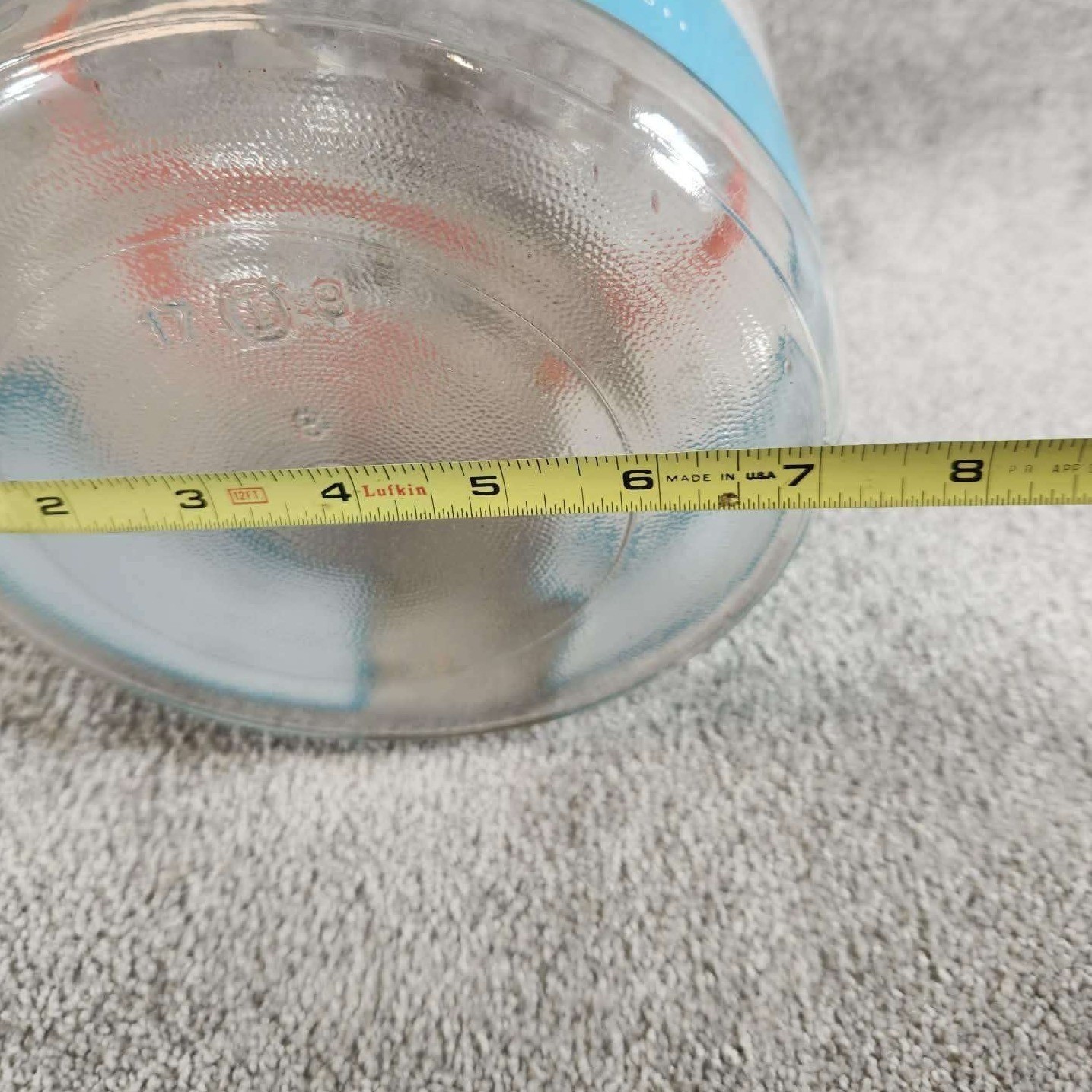 DeVilbiss Vaporizer Humidifier No 142 Steam Dial Vintage Glass Pink Blue