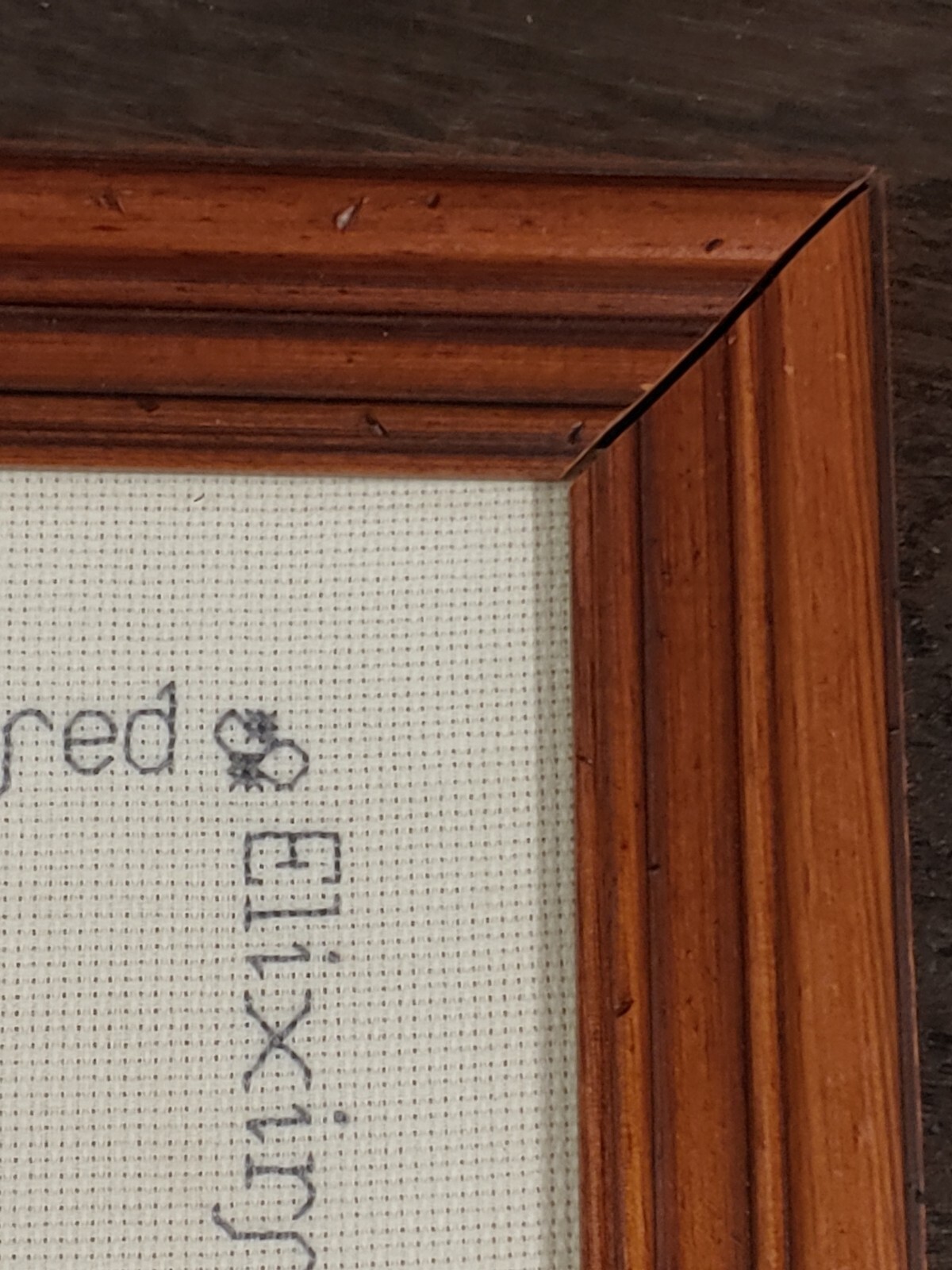Vintage Apothecary Pharmacy Needlepoint Picture Local Medical Pharmacist 1984