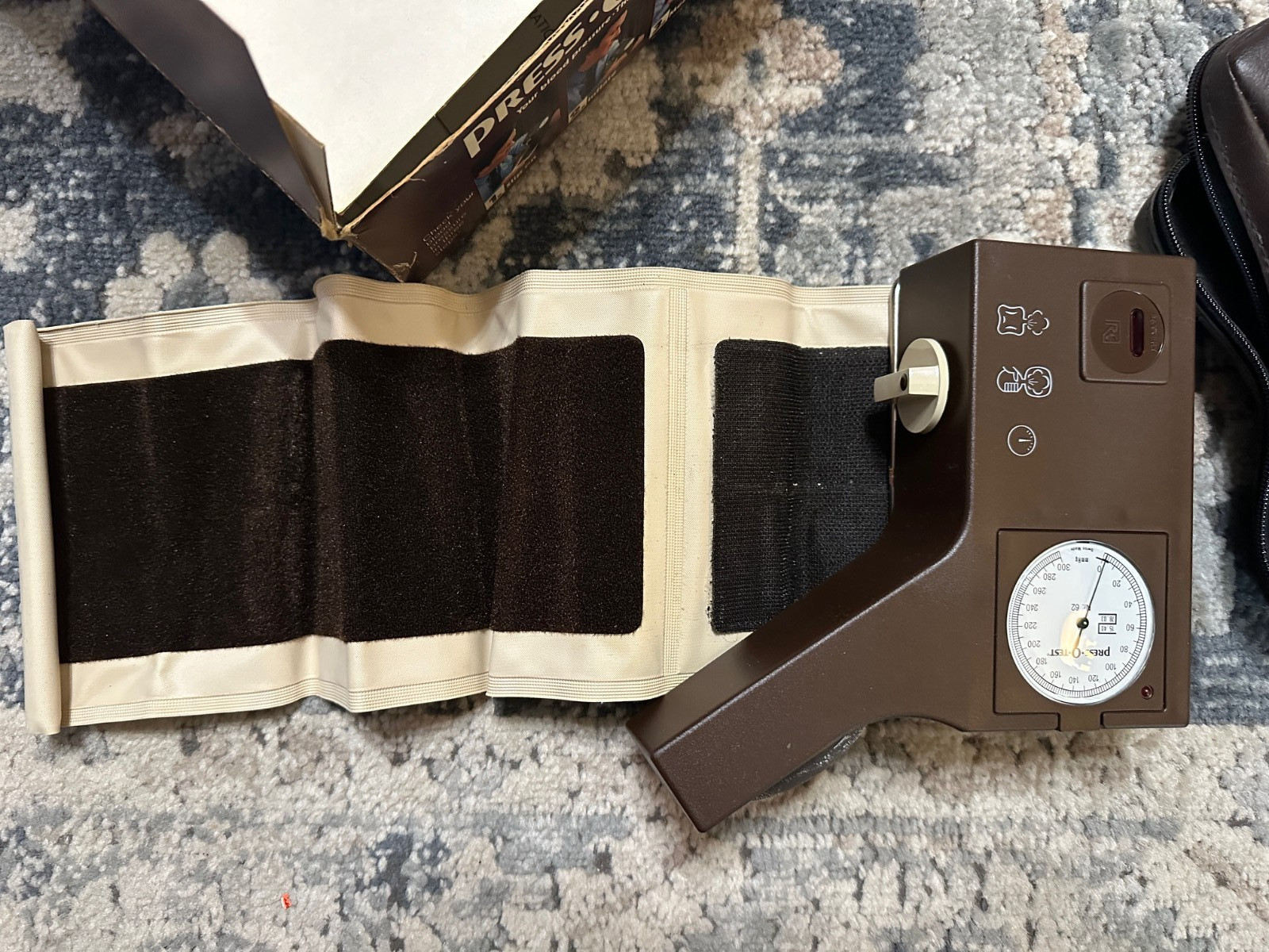 Vintage Press-O-Test Blood Pressure Testing Device c. 1982