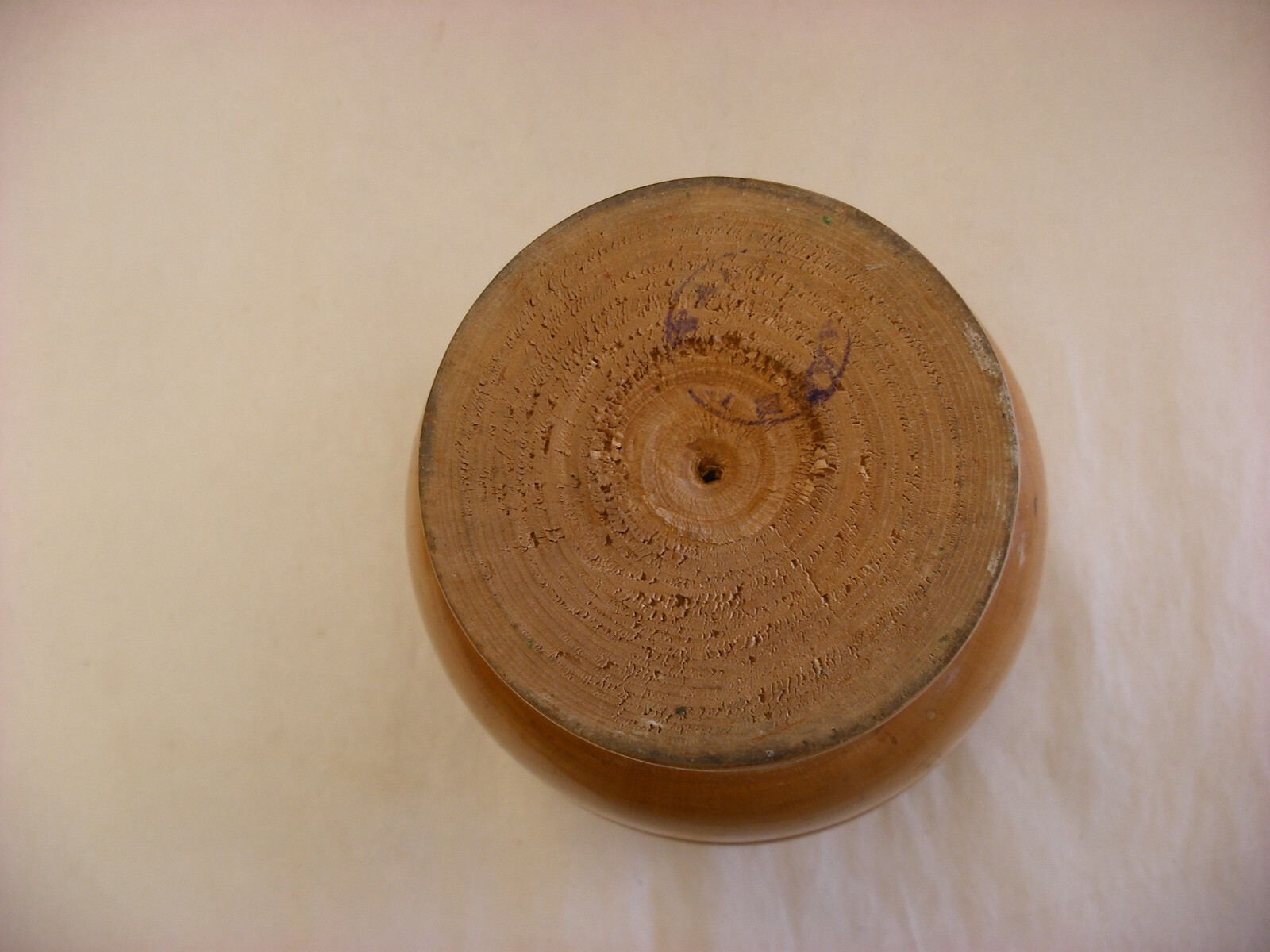 Antique Vtg Primitive Pharmacy Apothecary Wood Mortar and Pestle