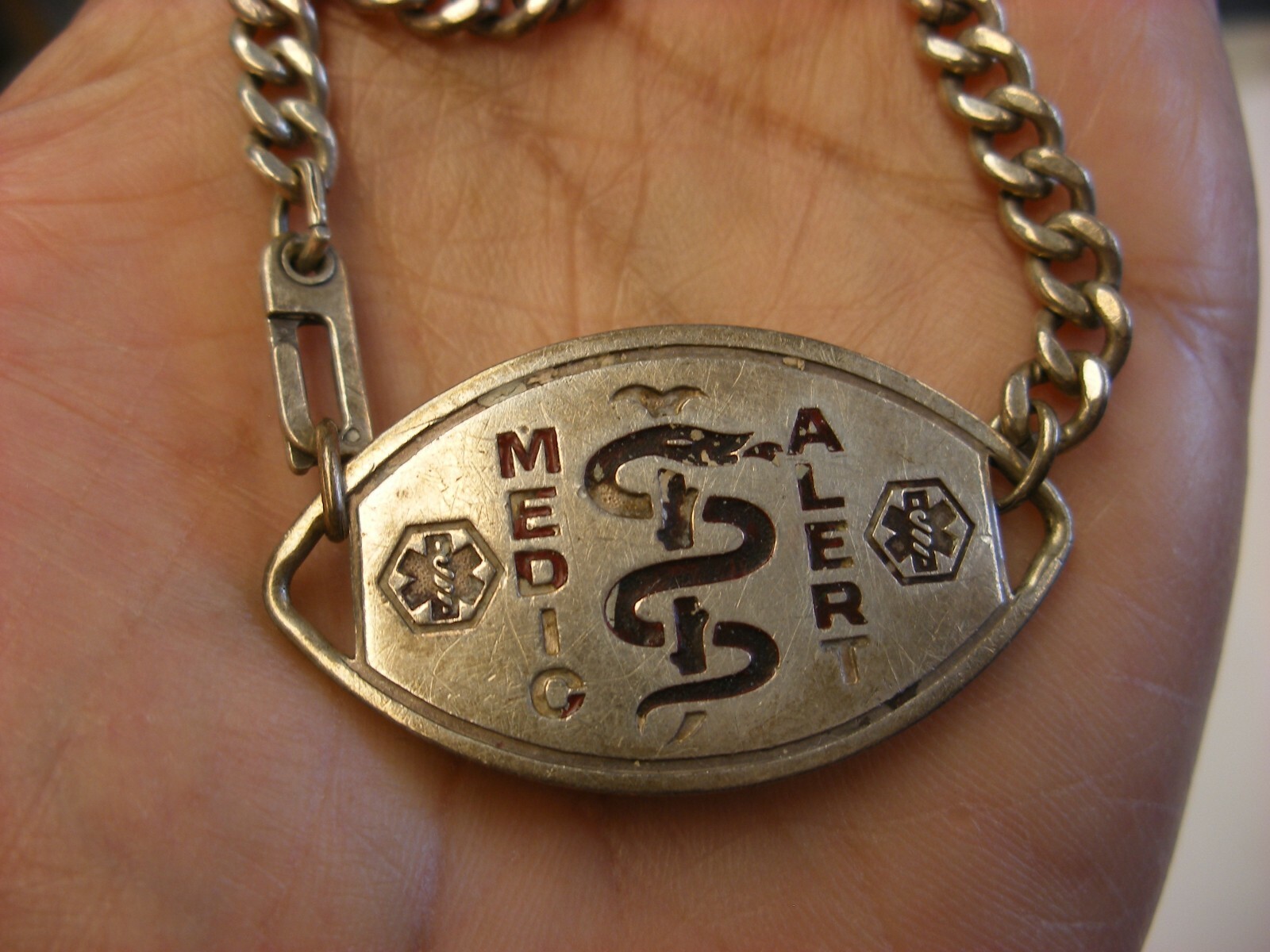 Vintage Medical – Medic Alert Sterling Silver Bracelet