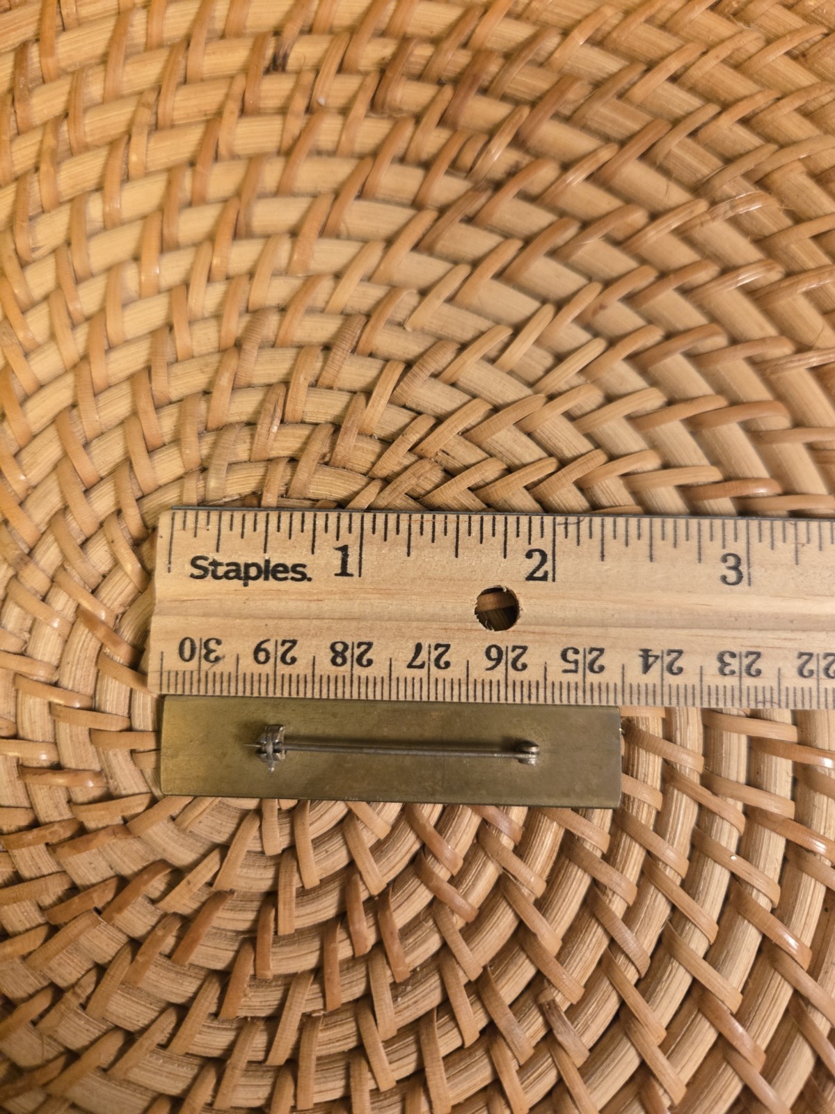 Vintage Brass Name Badge Kathie Isamoyer N.A. Nursing Assistant Pin 💜