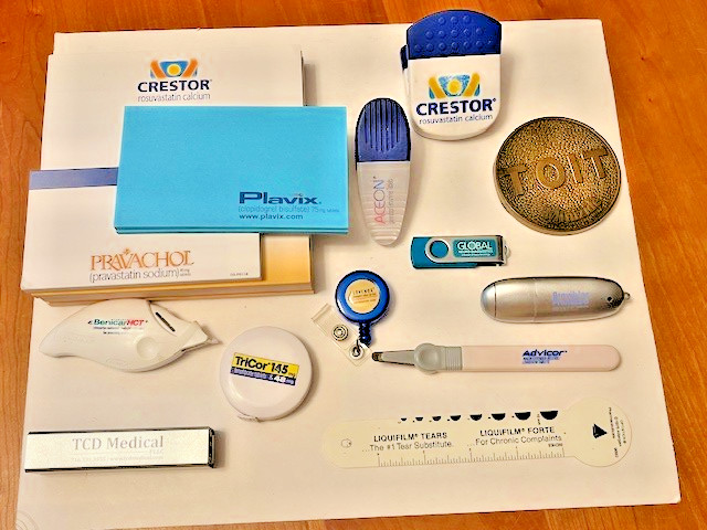 Drug Rep Promo Items Crestor, Plavix, Lovenox, Advicor, Aceon, Tricor, Minizide