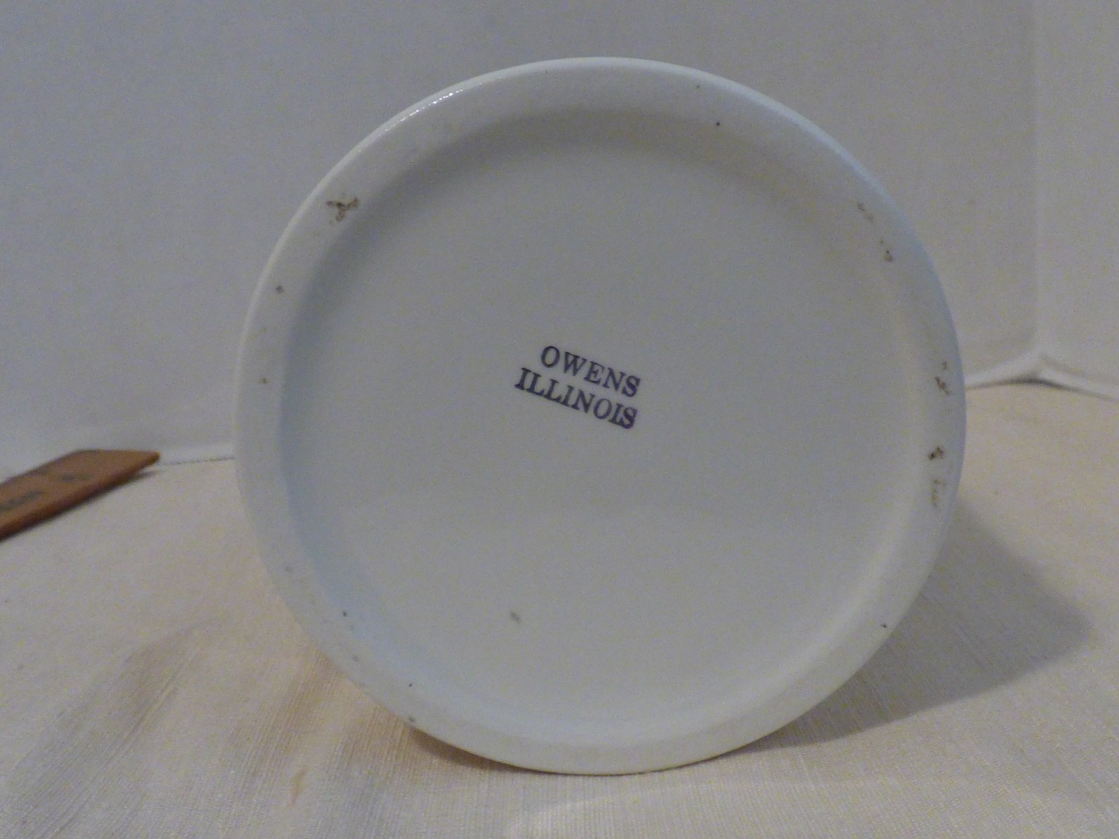 Owens Illinois EXT OPii (Opium Extract) Apothecary Jar Ceramic Pantry Canister