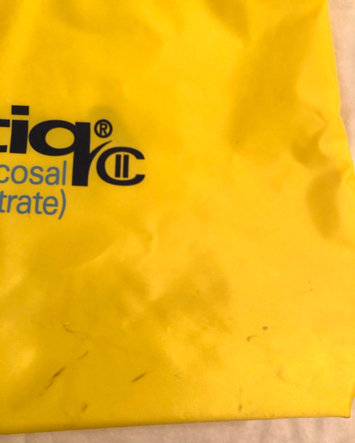 Vtg Actiq Fentanyl Zipper Tote Bag Pharmaceutical Drug Rep Promo Merch Rare HTF