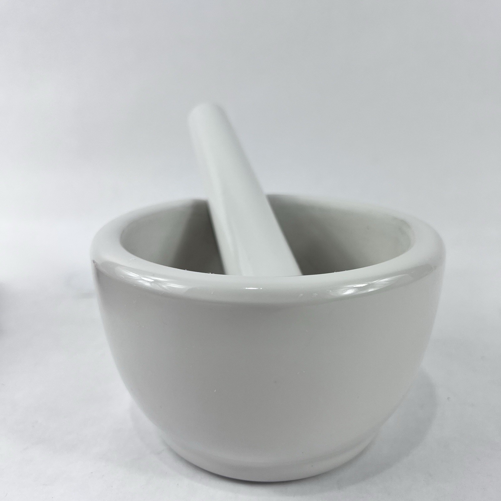 COORS Large White Porcelain Mortar & Pestle Set #5202 F41 #5203 F40 USA VINTAGE