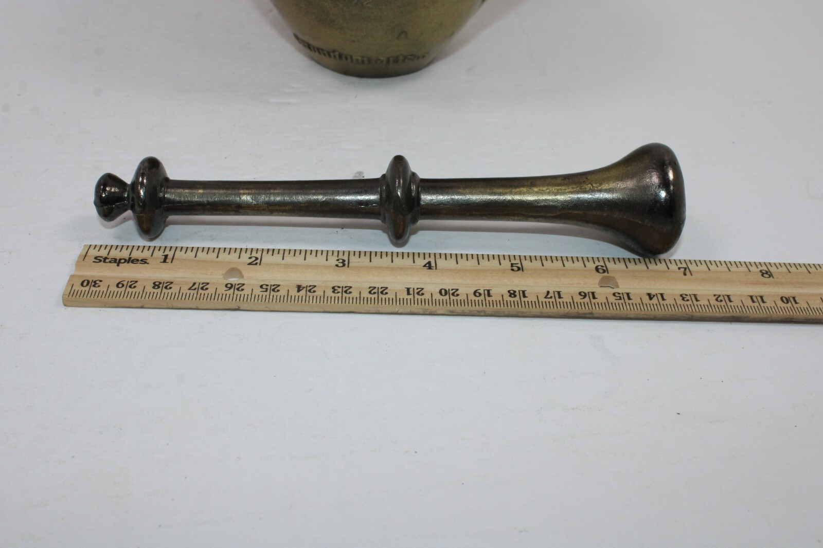 Rx Pharmacy Class 1972 Secundum Artem Heavy Brass/Bronze? Mortar and Pestle