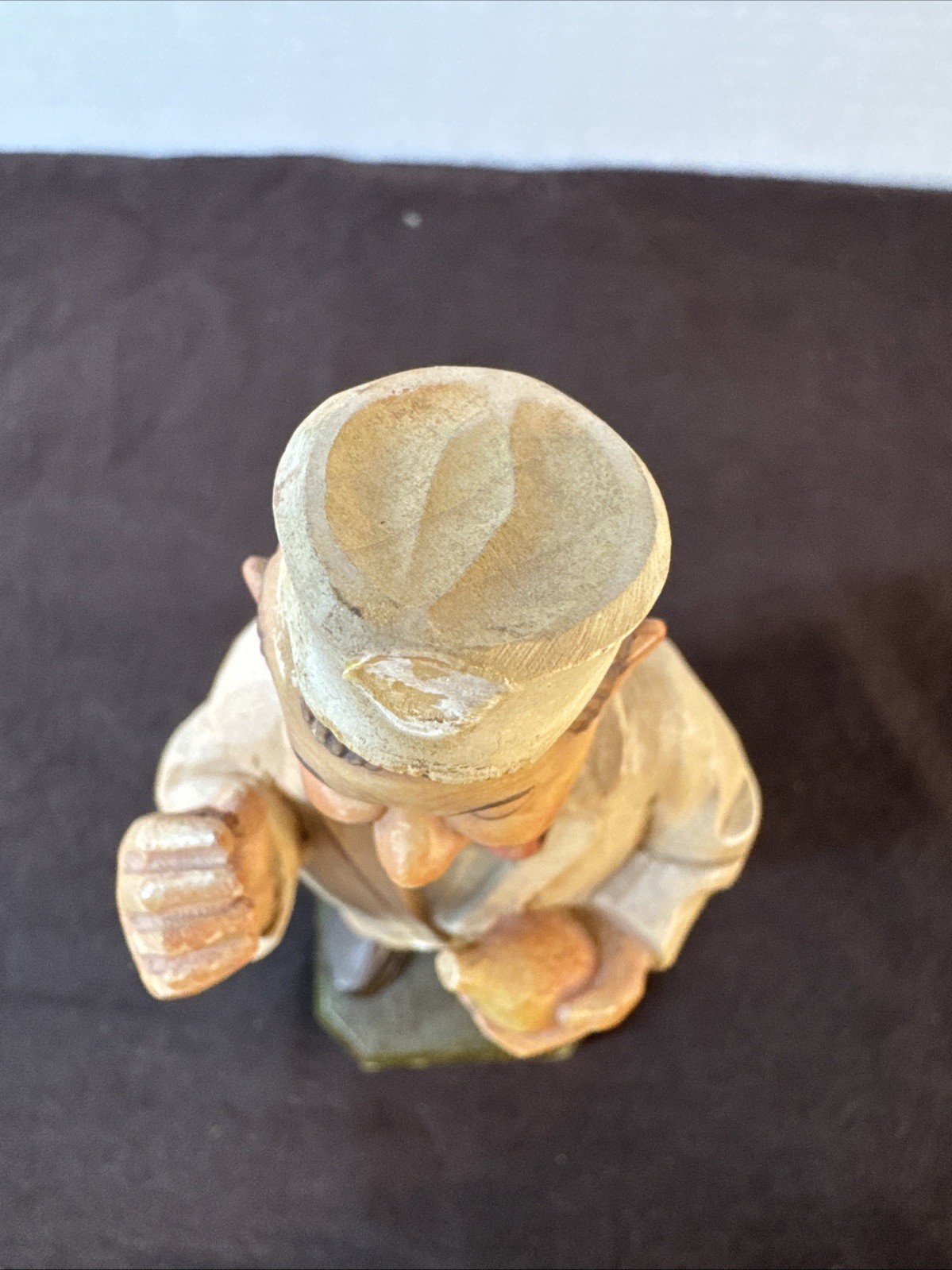 Anri Ears Nose Throat Specialist Medical Doctor Art Carved Wood Italy VTG
