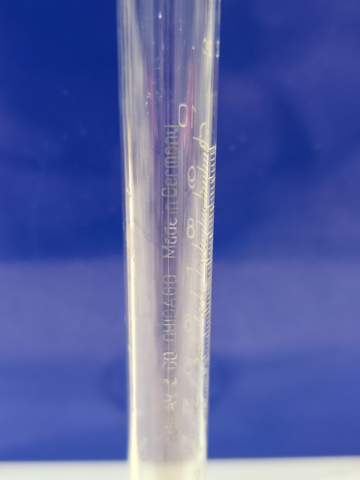 Vintage Schaar & Co Beaker w/ Double Scale, 10 mL Made In Germany