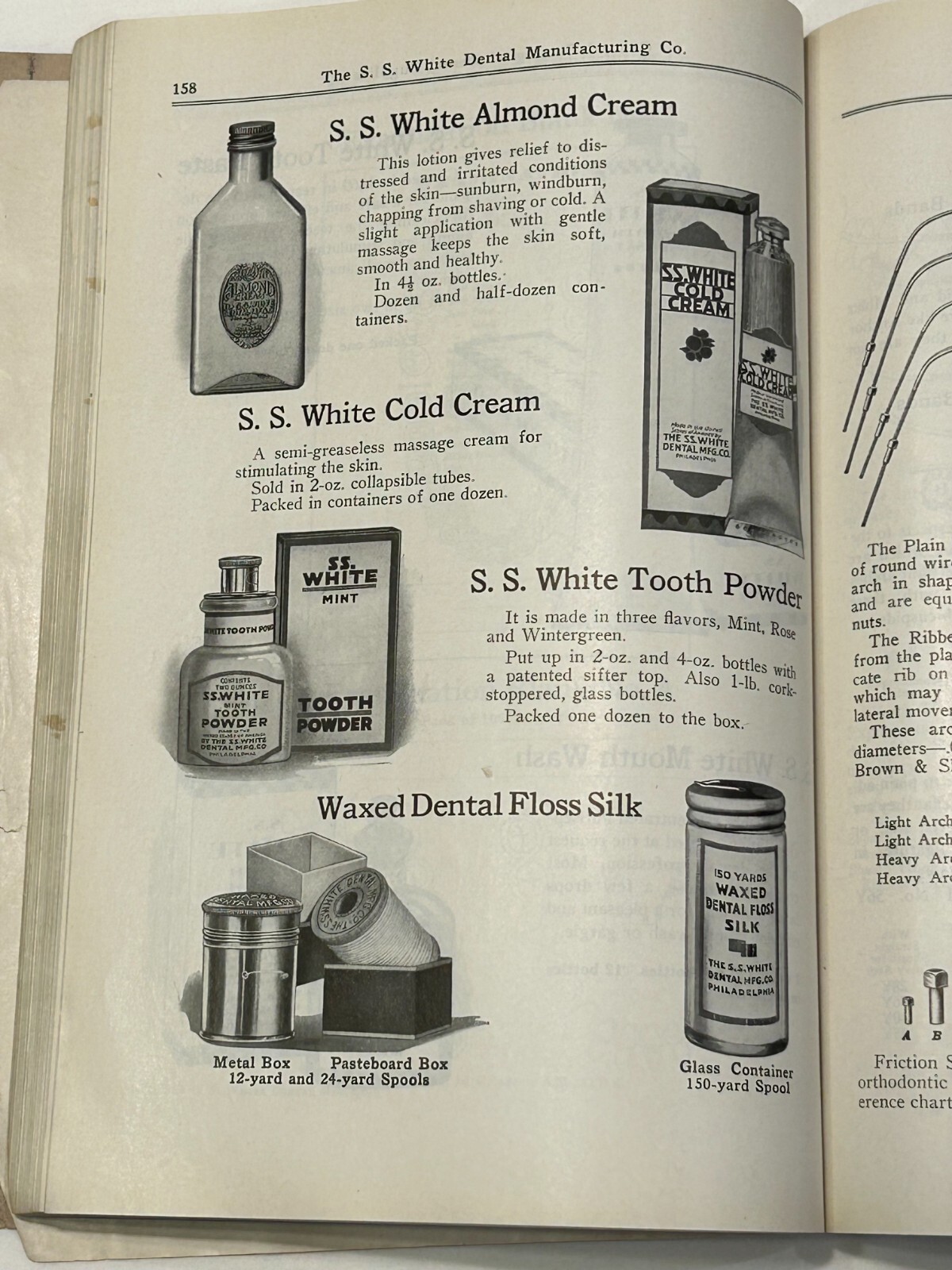 1932 SS White General Dental Catalog Of Dental Supplies