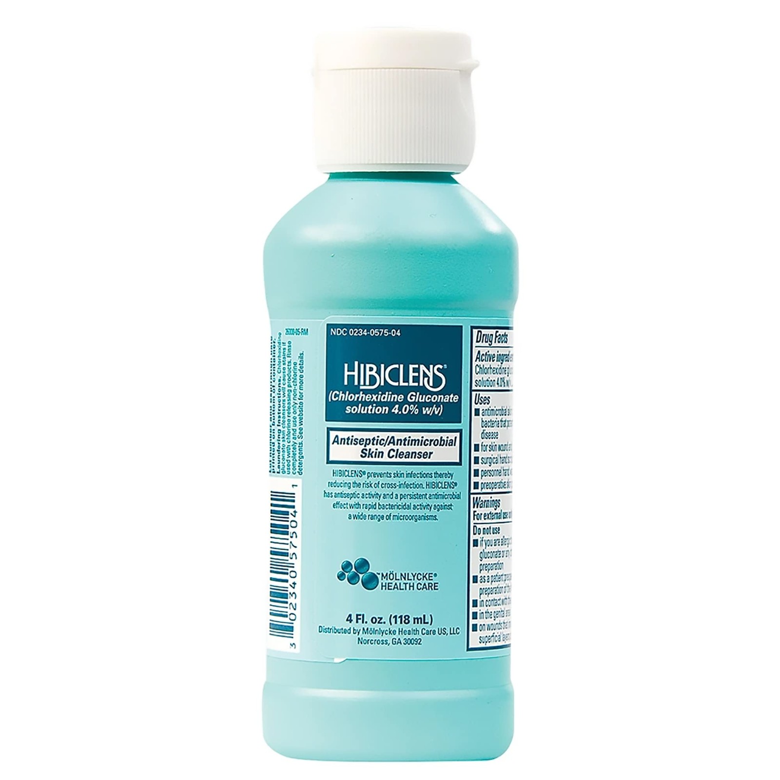 Hibiclens – Antimicrobial and Antiseptic Soap Skin Cleanser 4 Ounce, red