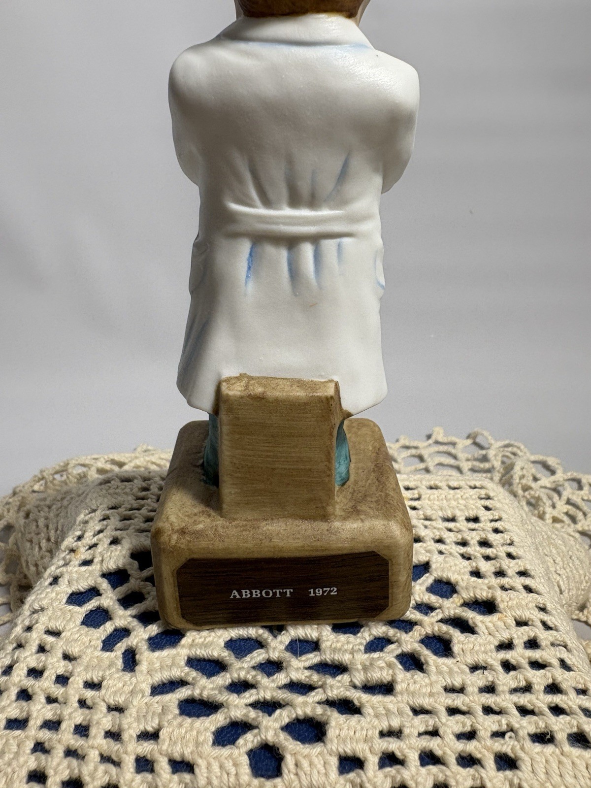 Abbott Pharmaceutical Internist Doctor figurine circa 1972 China Glass