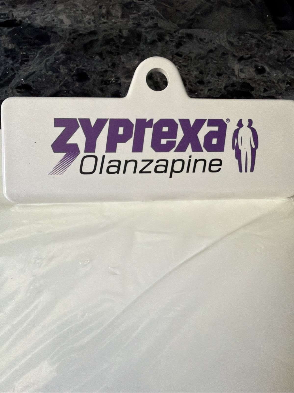 Zyprexa Clipboard 1999 Drug Rep Promo New In Plastic