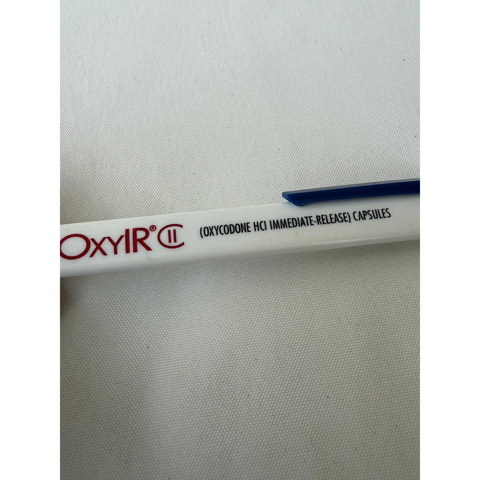 Vintage OxyContin OxyIR OxyFast Pharmaceutical Advertising Bic Click Pen Blue
