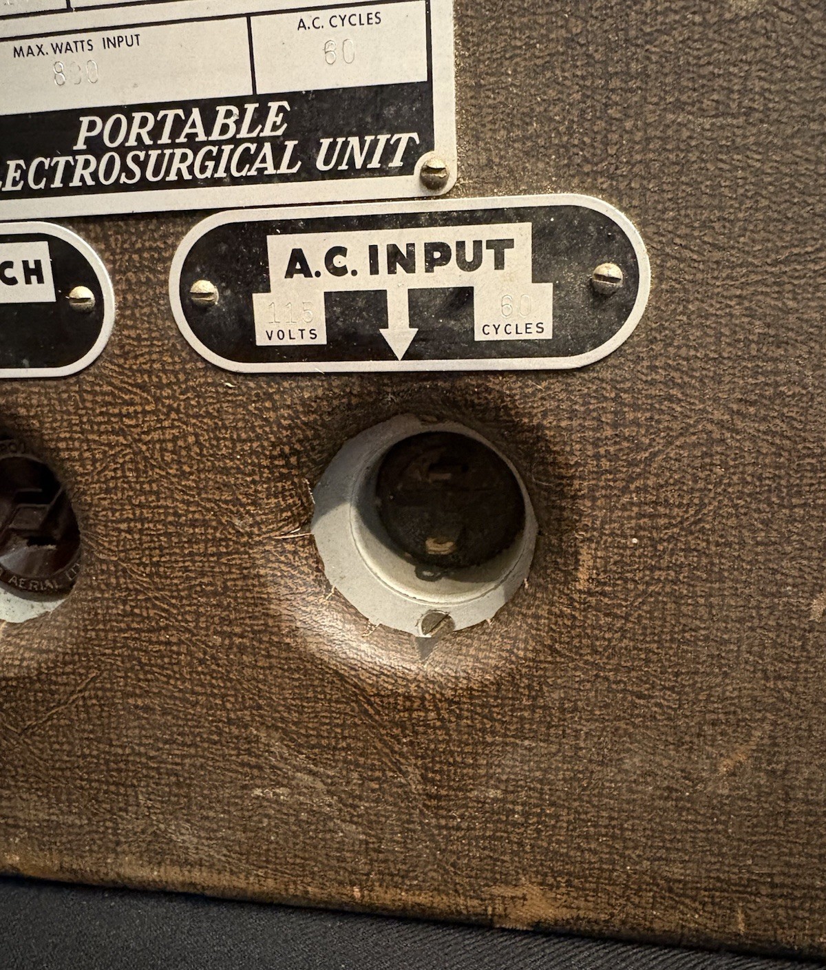 American Cystoscope Makers Portable Electrosurgical Unit Model C-350