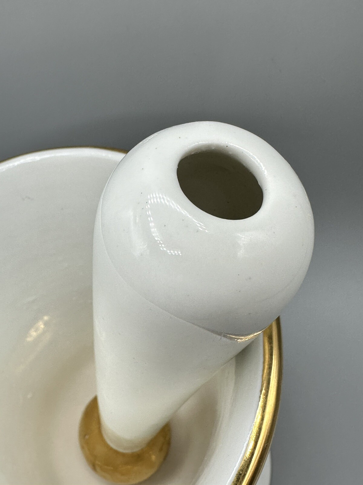 RARE Vintage Owens Illinois RX Porcelain Pharmacy Apothecary Mortar & Pestle