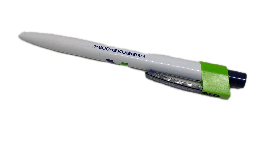 Exubera Insulin Inhalation Powder Pharmaceutical Drug Rep Click Pen Works