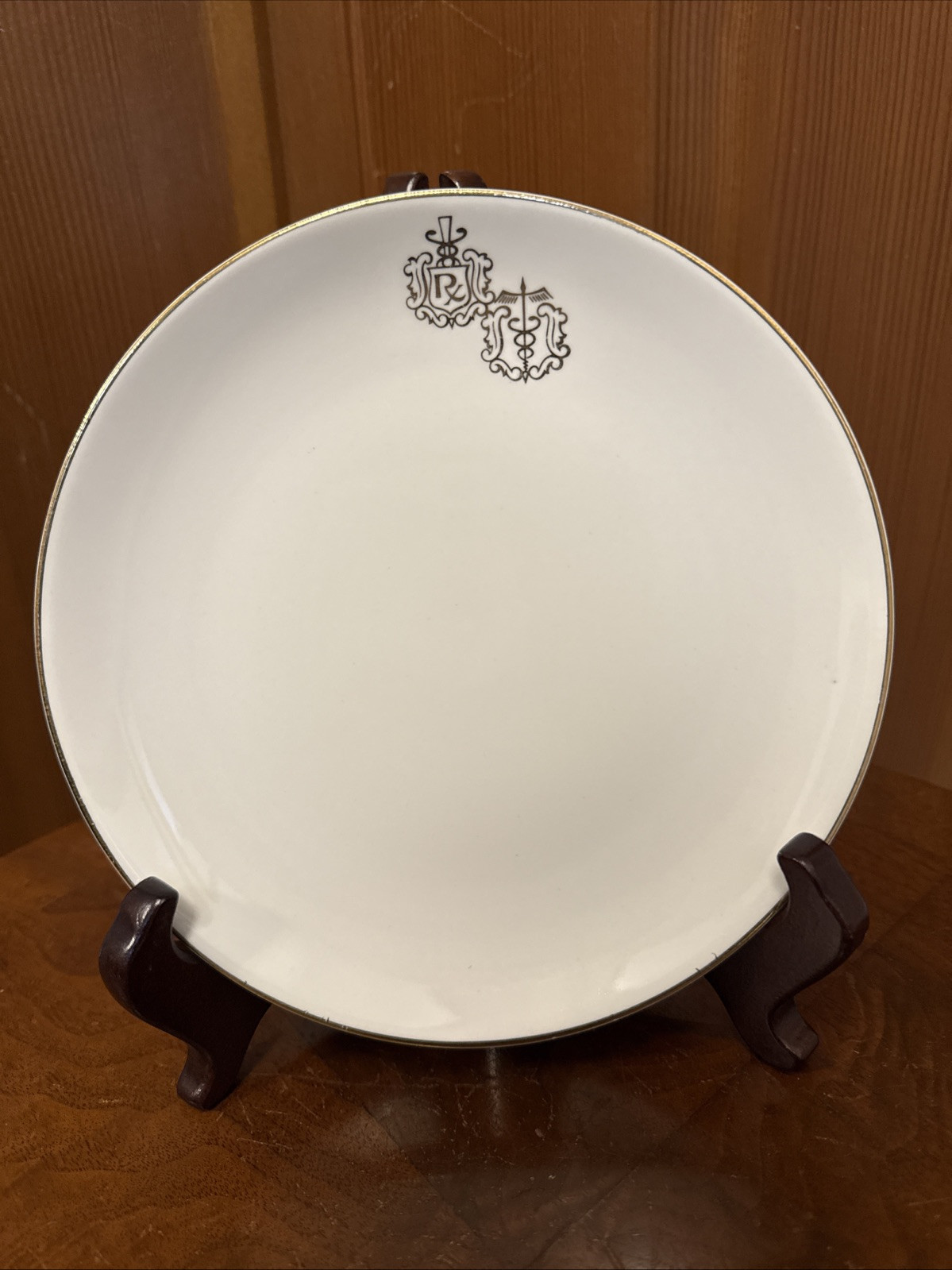 Crestware Owens Illinois Pharmacist RX Dr Caduceus Medical Salad Desert Plate