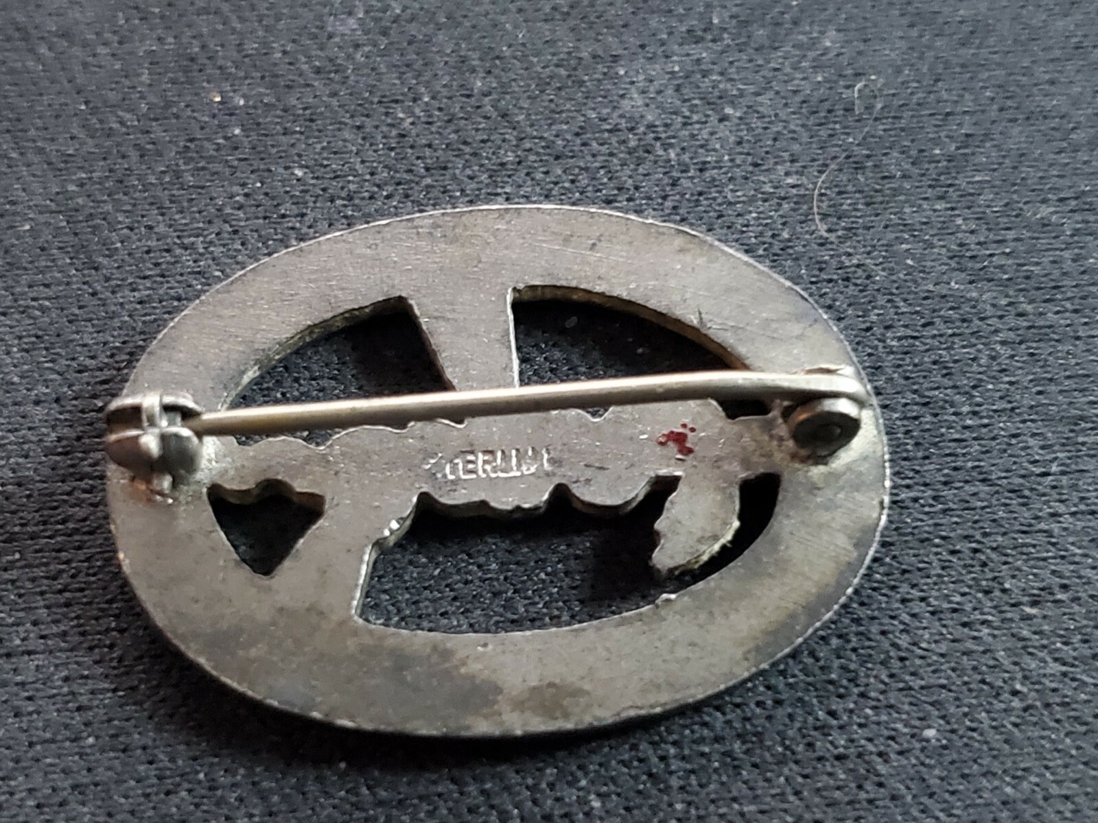 Vintage Sterling Silver Military Medical Pin Advancing Always 2