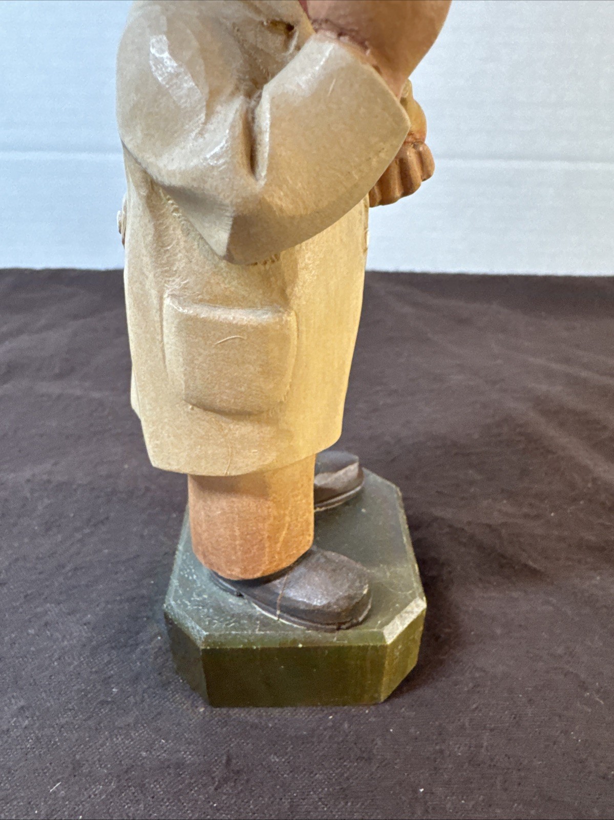 Anri Ears Nose Throat Specialist Medical Doctor Art Carved Wood Italy VTG