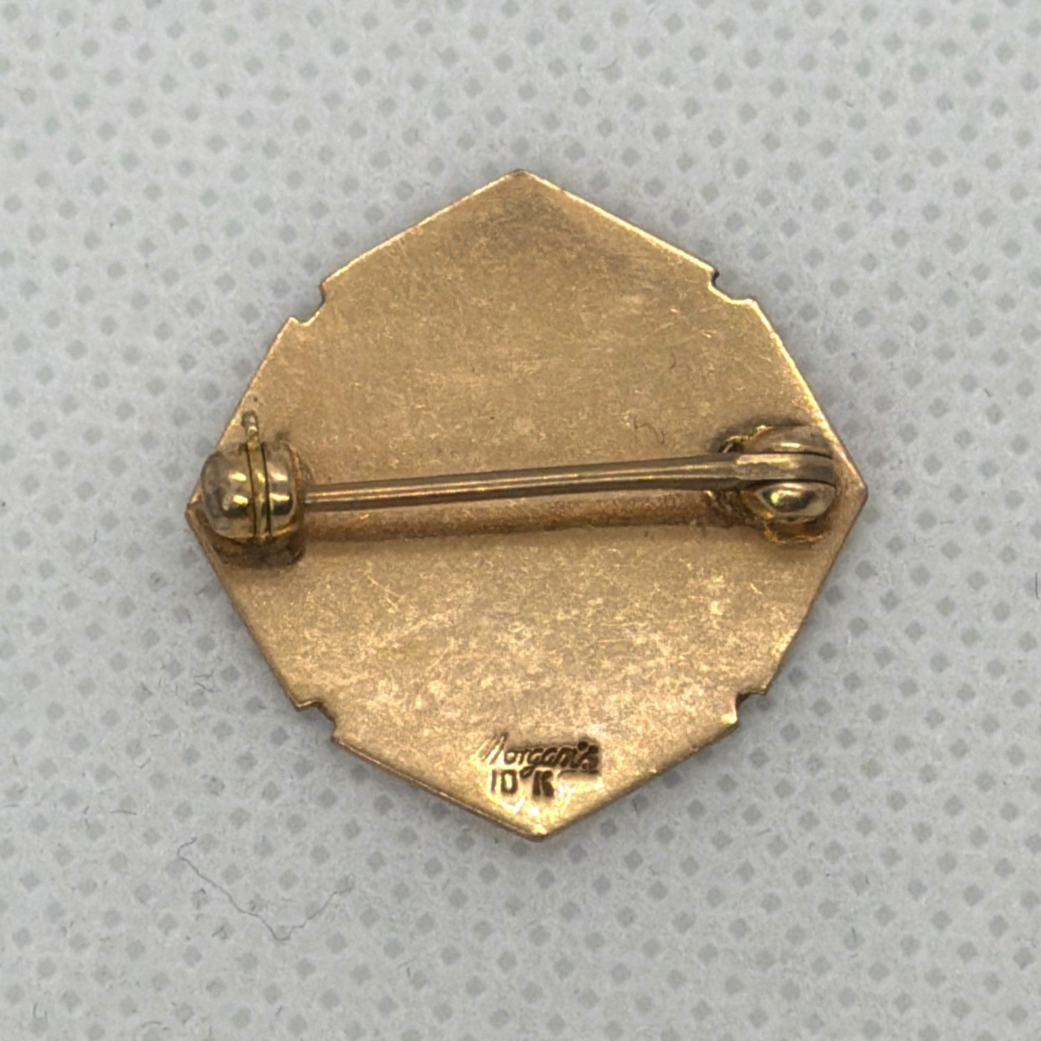 Vintage 1940s Shapero School Sinai Hospital Detroit 10K Gold Nursing Pin Medical