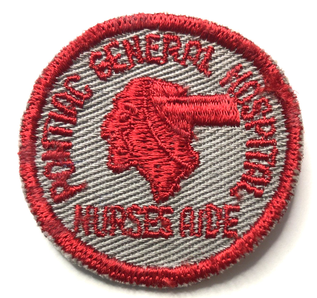VTG Pontiac General Hospital Nurses Aide Medical Patch 2.0″ older