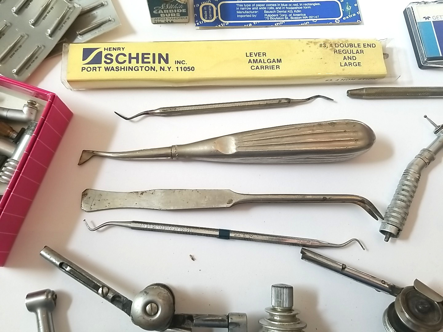VTG Dental Tools Lot Schein Lever Amalgam(New) – Wispair Weber Bordon Lynx Parts