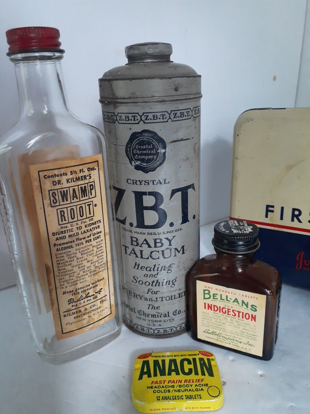 Vintage Mixed Lot, Ramon’s Pink Pills, Bile Salts In Orig Box, ZBT Powder,Optus