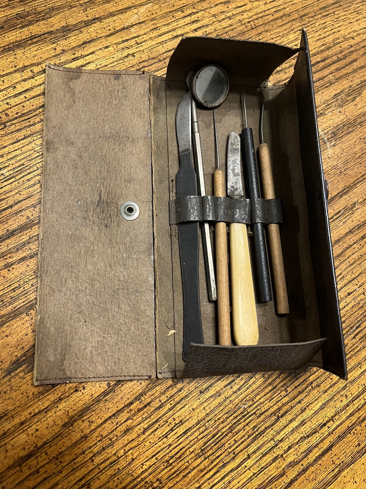 VTG Antique Early 1900s Dentists Kit Portable Dr West’s