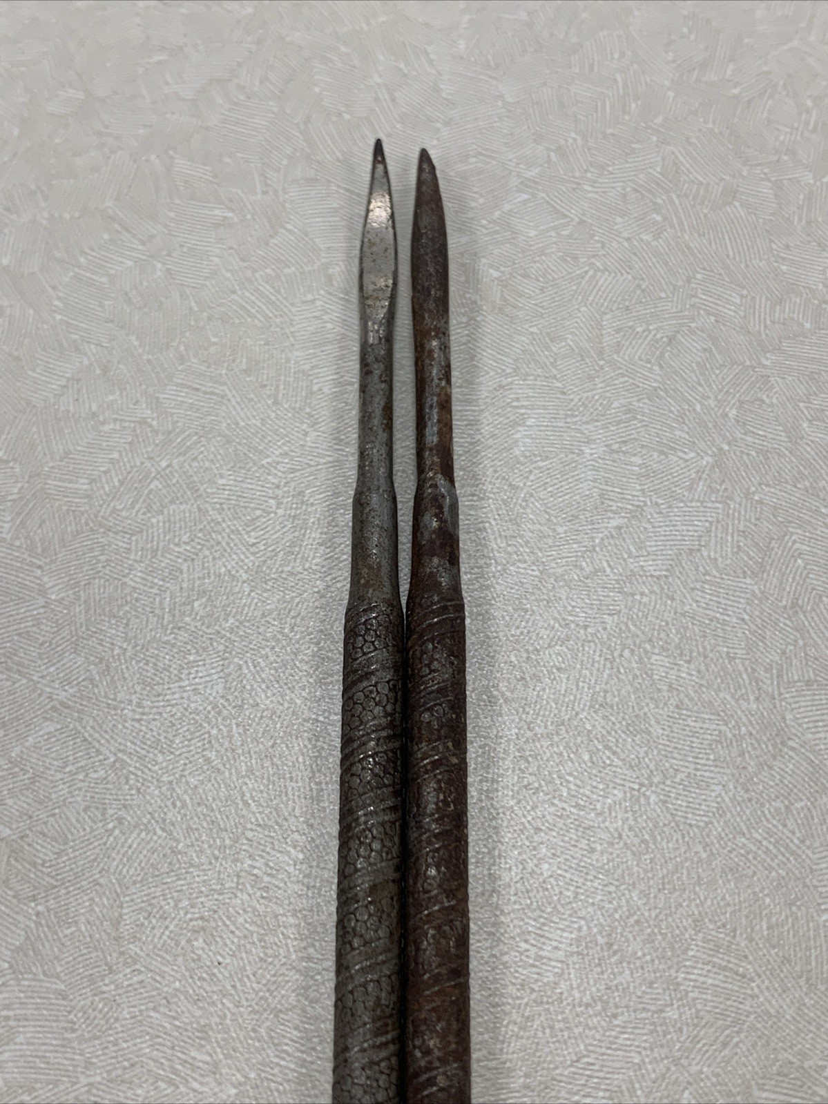 Antique Dental Tools Instruments Lot of 2 Picks Unbranded Heavy