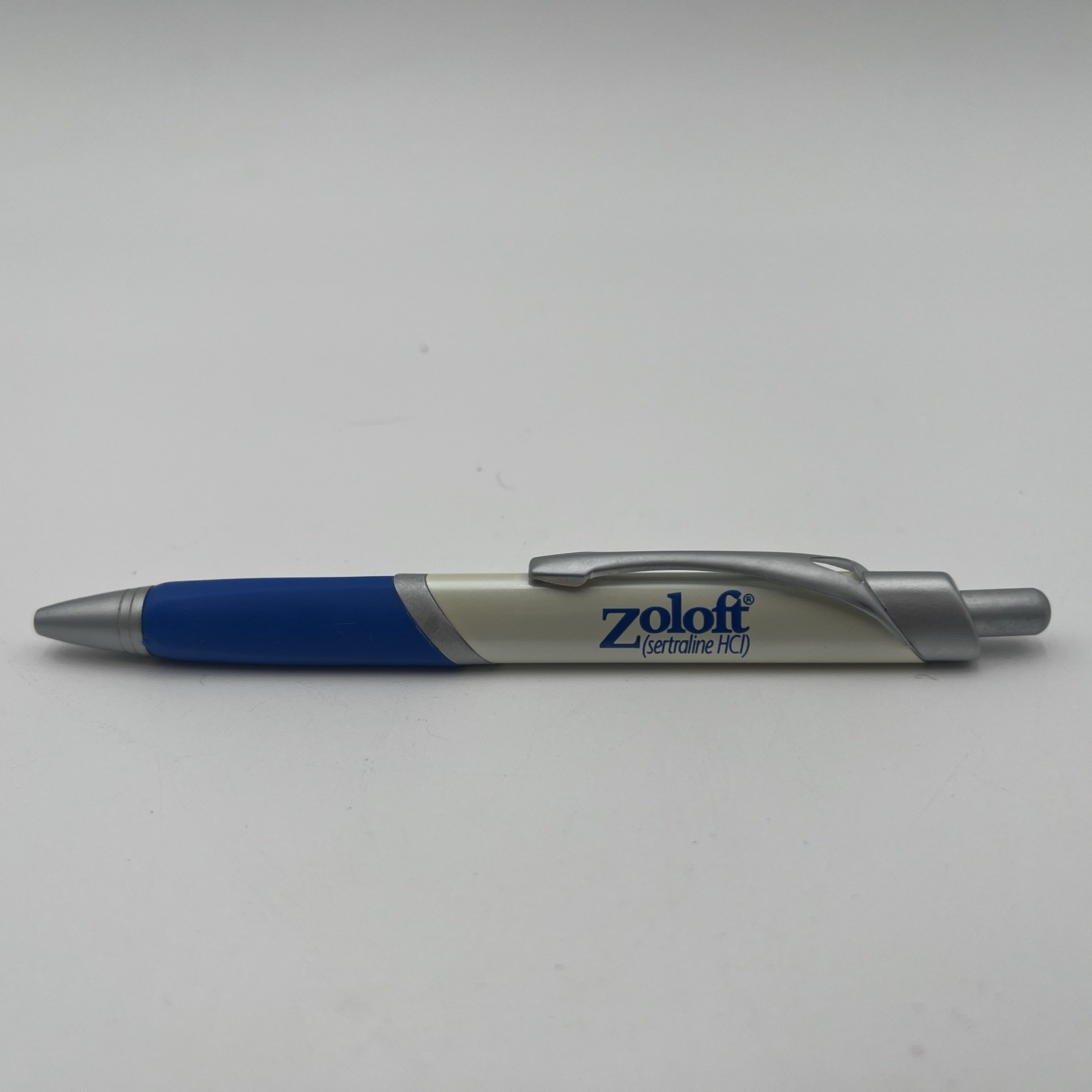 Zoloft Metal Drug Rep Pharmaceutical Promo Advertising PEN Click grip Ink Nurse