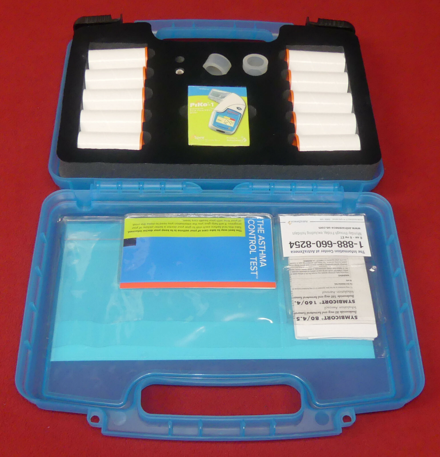 RARE Symbicort Education & Demonstration Asthma Kit w/ Pico-1 Meter AstraZeneca