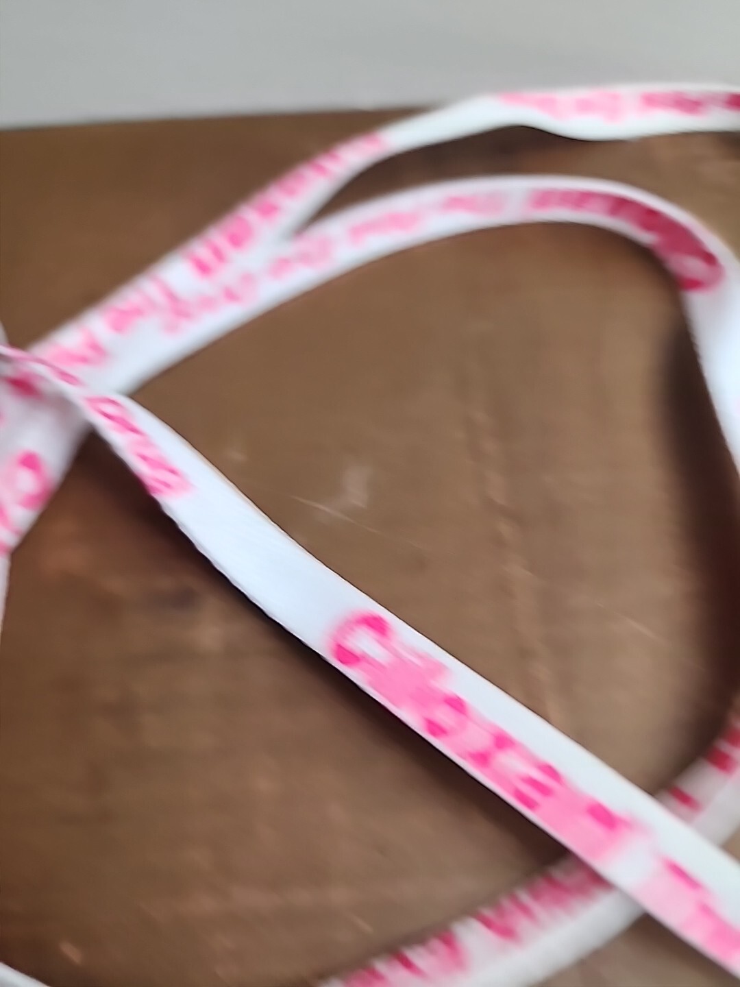 2 Ciloxan Pink Eye Lanyard Drug Rep Pharmaceutical Promo Advertising White