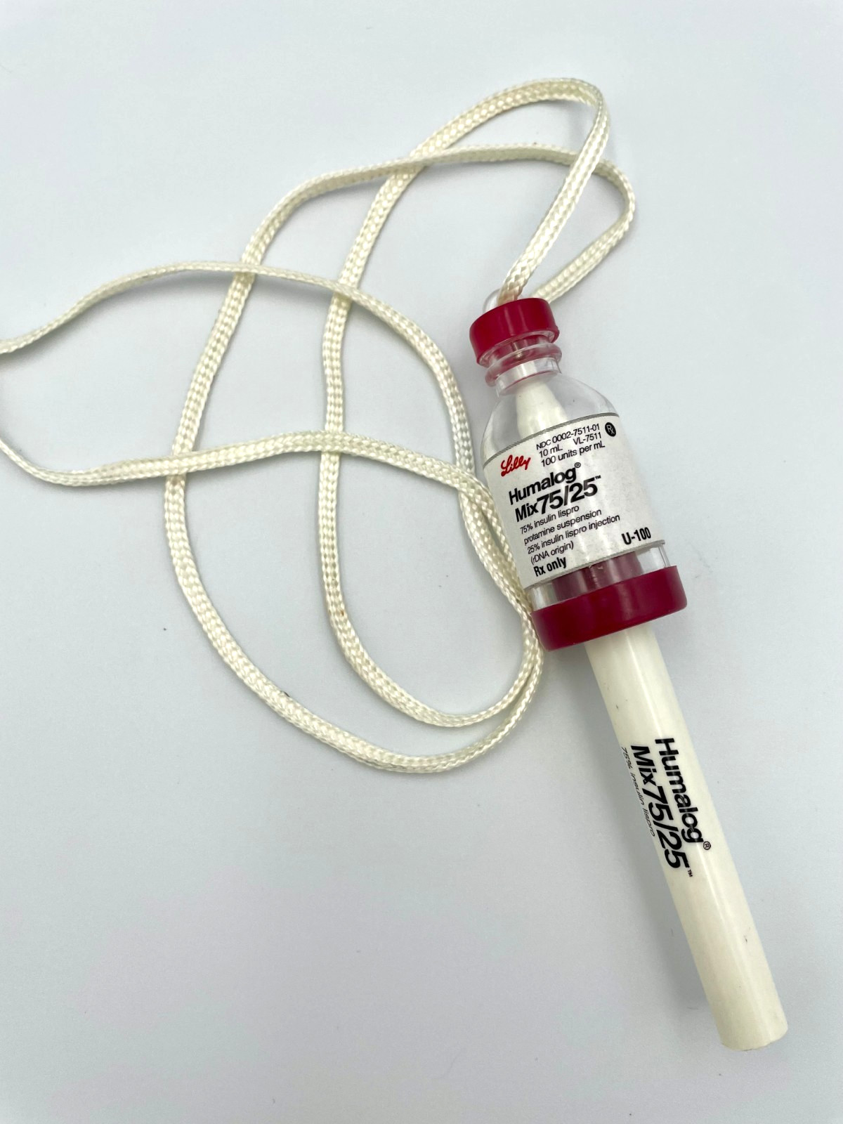 Humalog Lanyard Pen VTG VERY RARE Drug Rep Pharmaceutical Promo Collectible