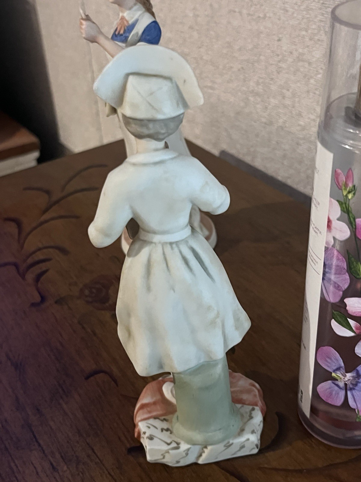 Lefton China KW1851 & 6969 Porcelain Nurse Figurines Lot of 2 Collectible