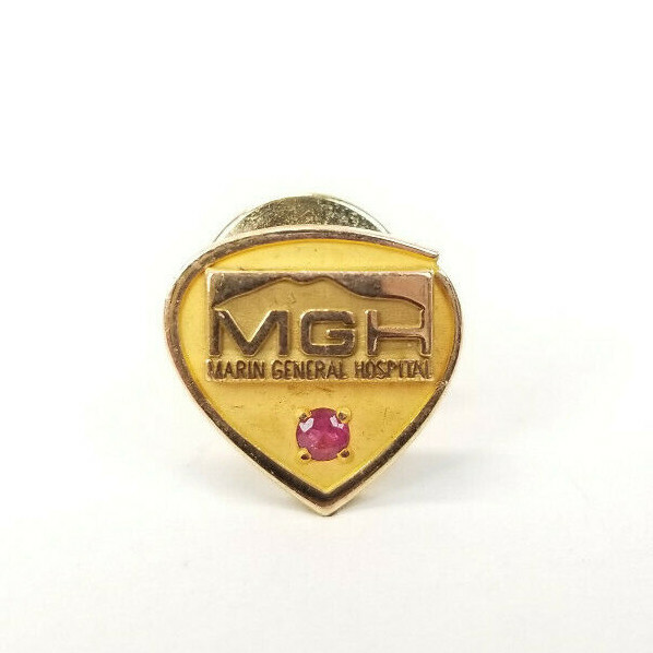 Marin General Hospital Gold Pin 1/10 10k DBLGF