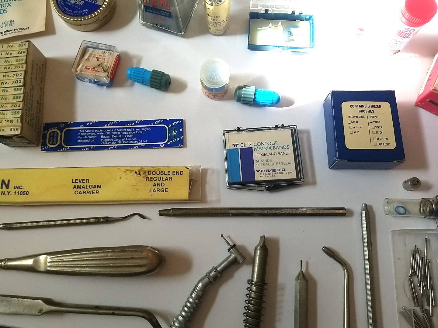 VTG Dental Tools Lot Schein Lever Amalgam(New) – Wispair Weber Bordon Lynx Parts
