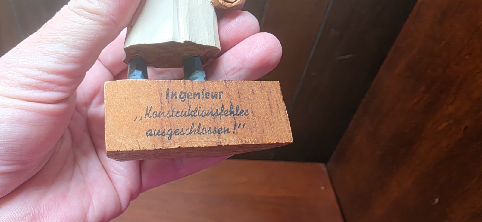 Vintage 1940s German Wood Hand Carved Figure Nerve Surgeon Doctor Antique Folk