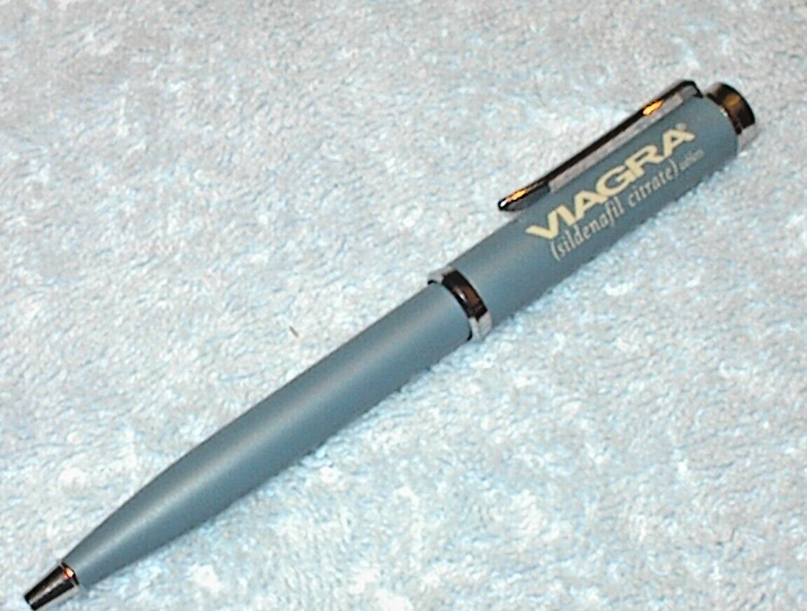 VIAGRA HEAVY METAL ELEGANT DRUG REP PEN CLASSY GR8 GAG GIFT BIRTHDAY EBAY’S ONLY