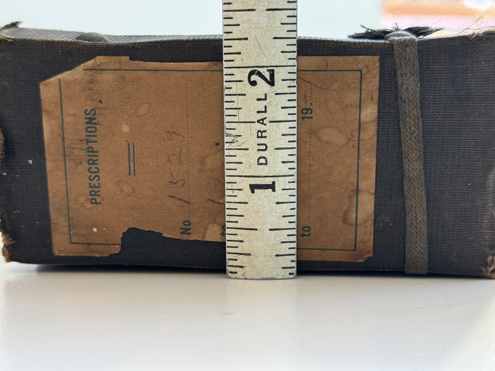 VTG Prescription Rx Pad Book Paper Apothecary Druggist Pharmacy Medicine 1928-29