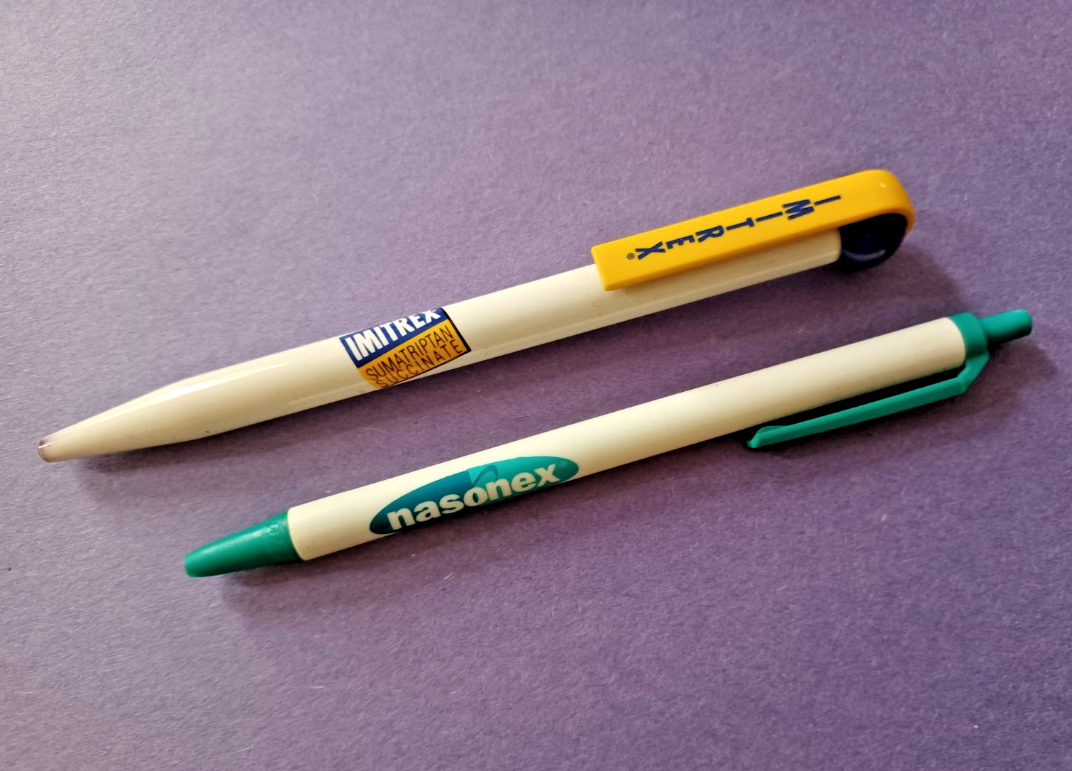 Imitrex Nasonex Pharmaceutical Drug Rep Promo Ballpoint Pens