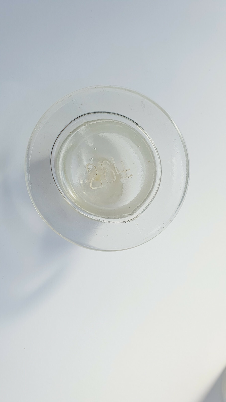 COFFEINUM, Vintage Glass Apothecary Pharmacy Clear Jar, 100 ml, with Cap