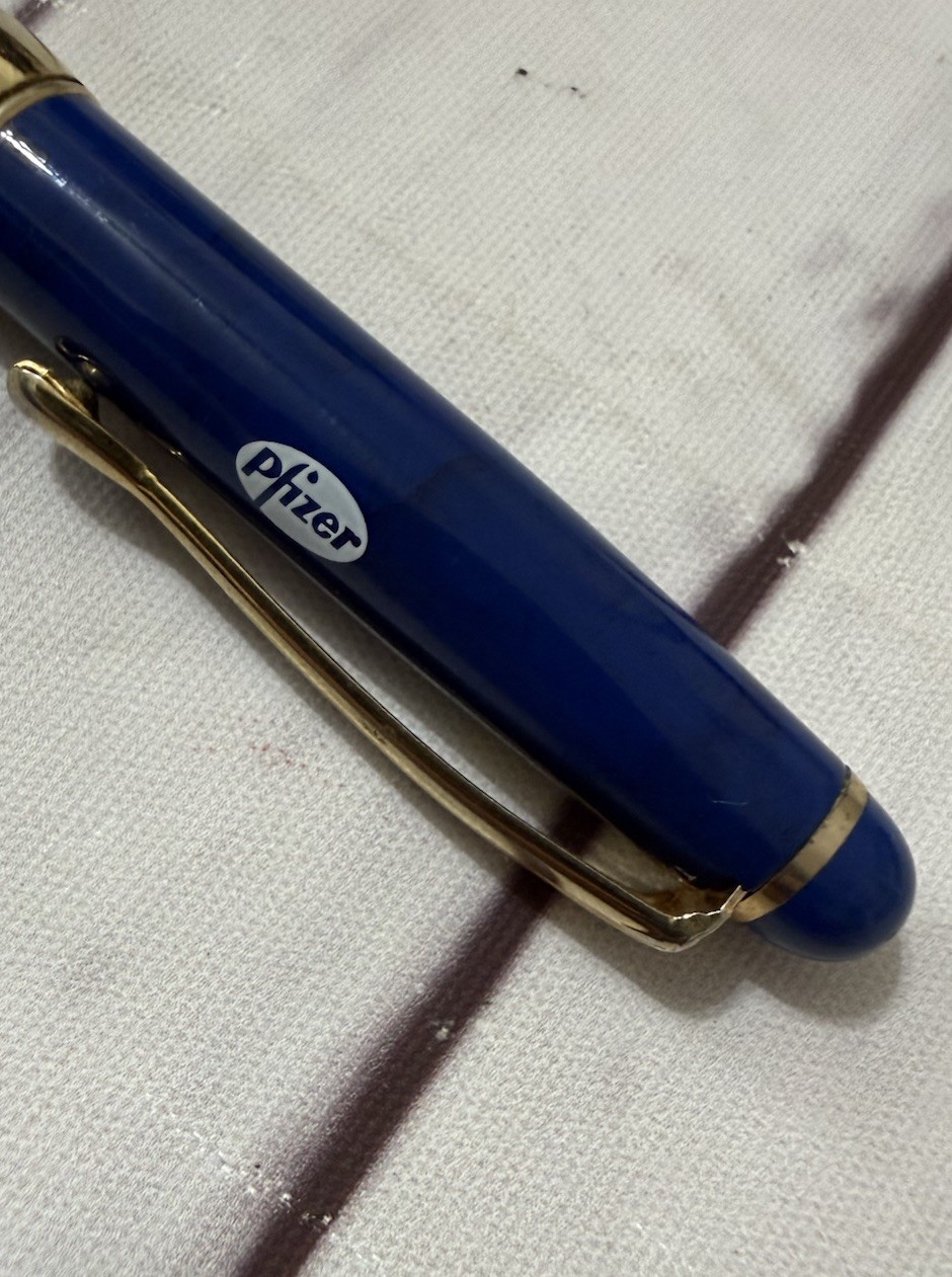 Zoloft Heavy Metal Drug Rep Pen Pharmaceutical Medical Promo