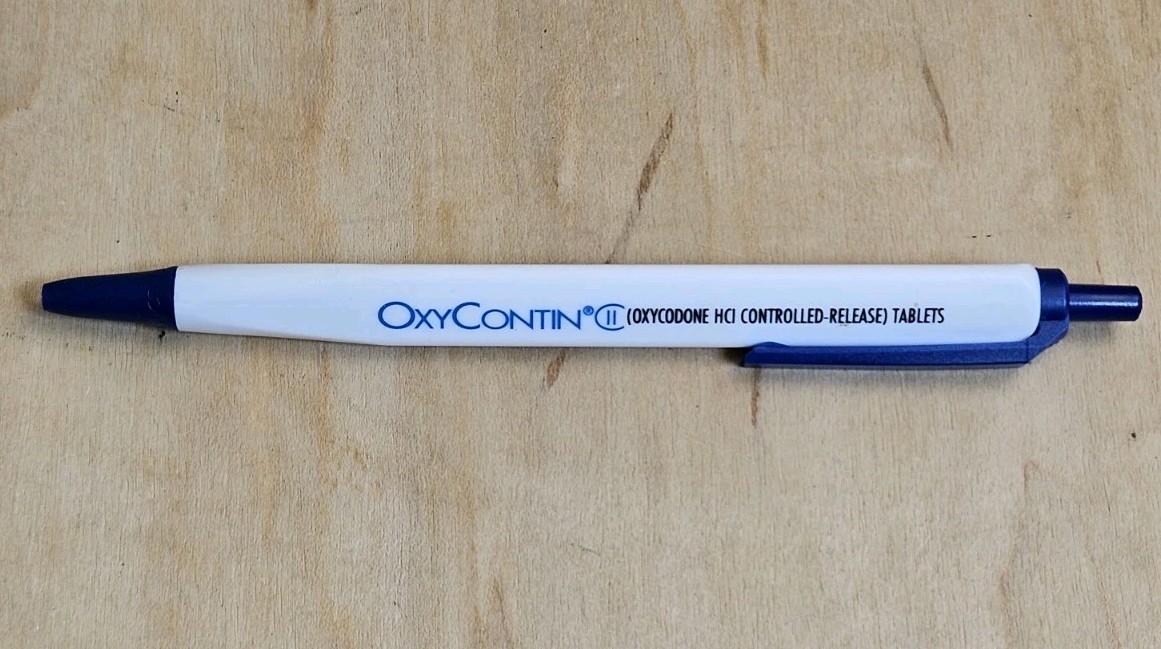 Vintage OxyContin OxyIR Bic Click Pen Pharma Drug Rep Advertising Promo