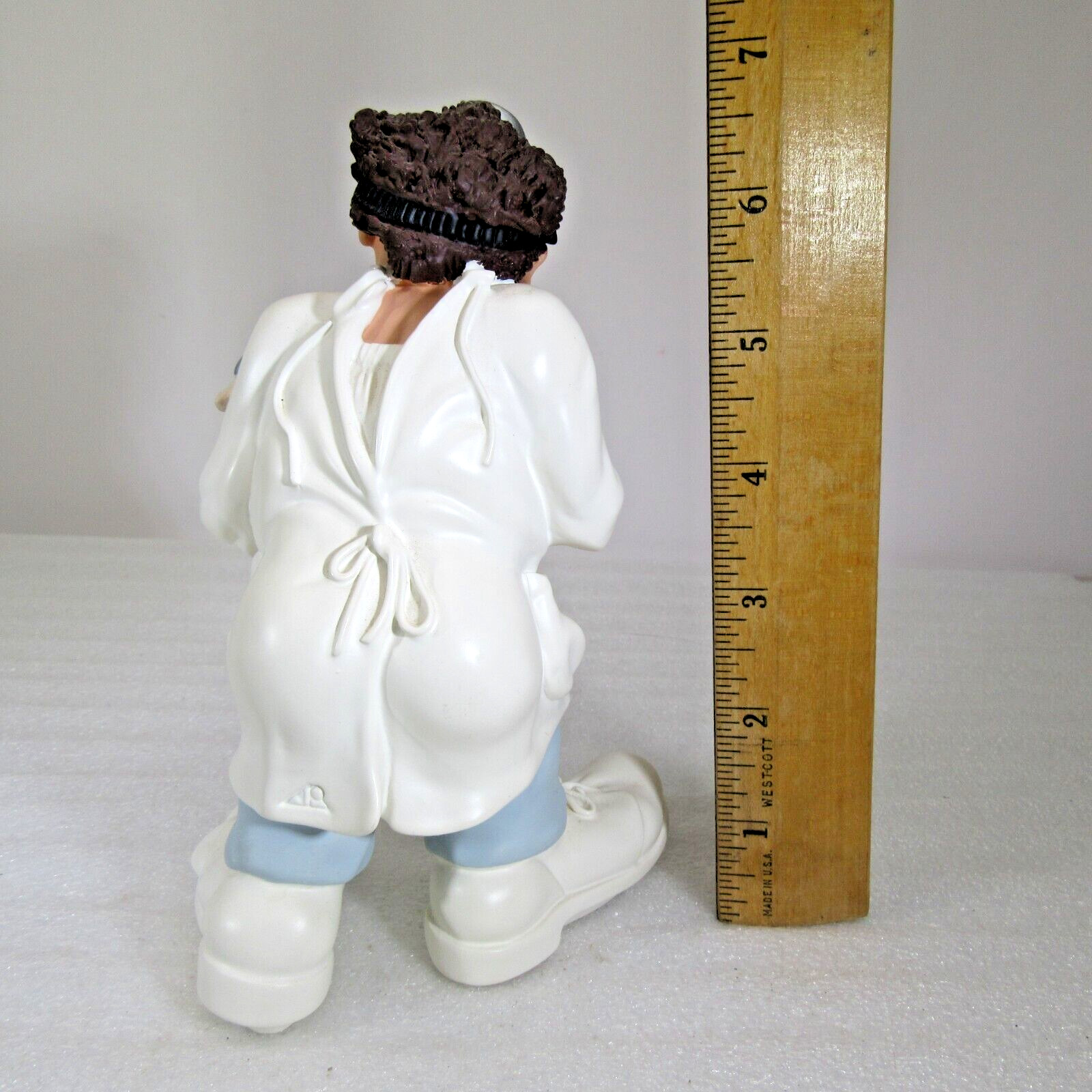 Handmade Italy Dental Sculpture Dentist signed ANTARTIDEE LAVORATO A MANO figure