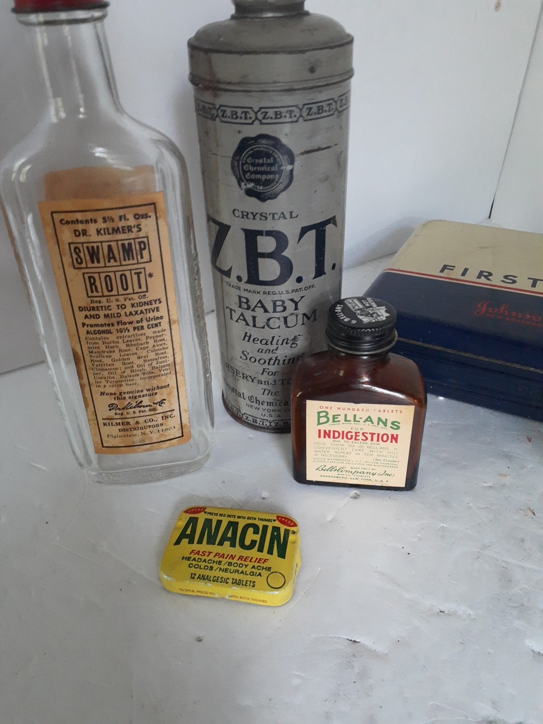 Vintage Mixed Lot, Ramon’s Pink Pills, Bile Salts In Orig Box, ZBT Powder,Optus