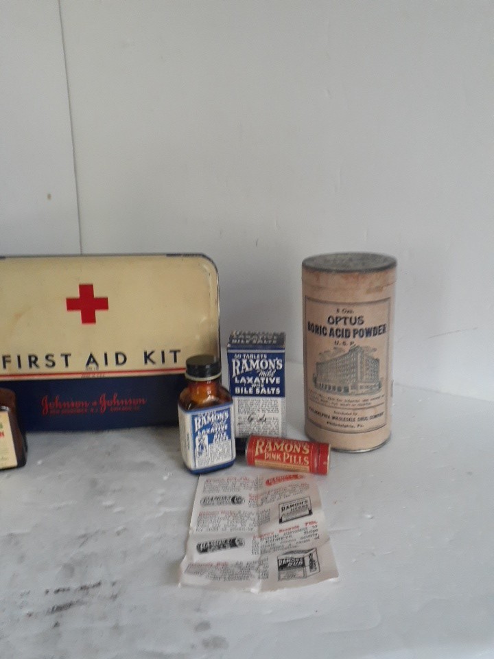Vintage Mixed Lot, Ramon’s Pink Pills, Bile Salts In Orig Box, ZBT Powder,Optus